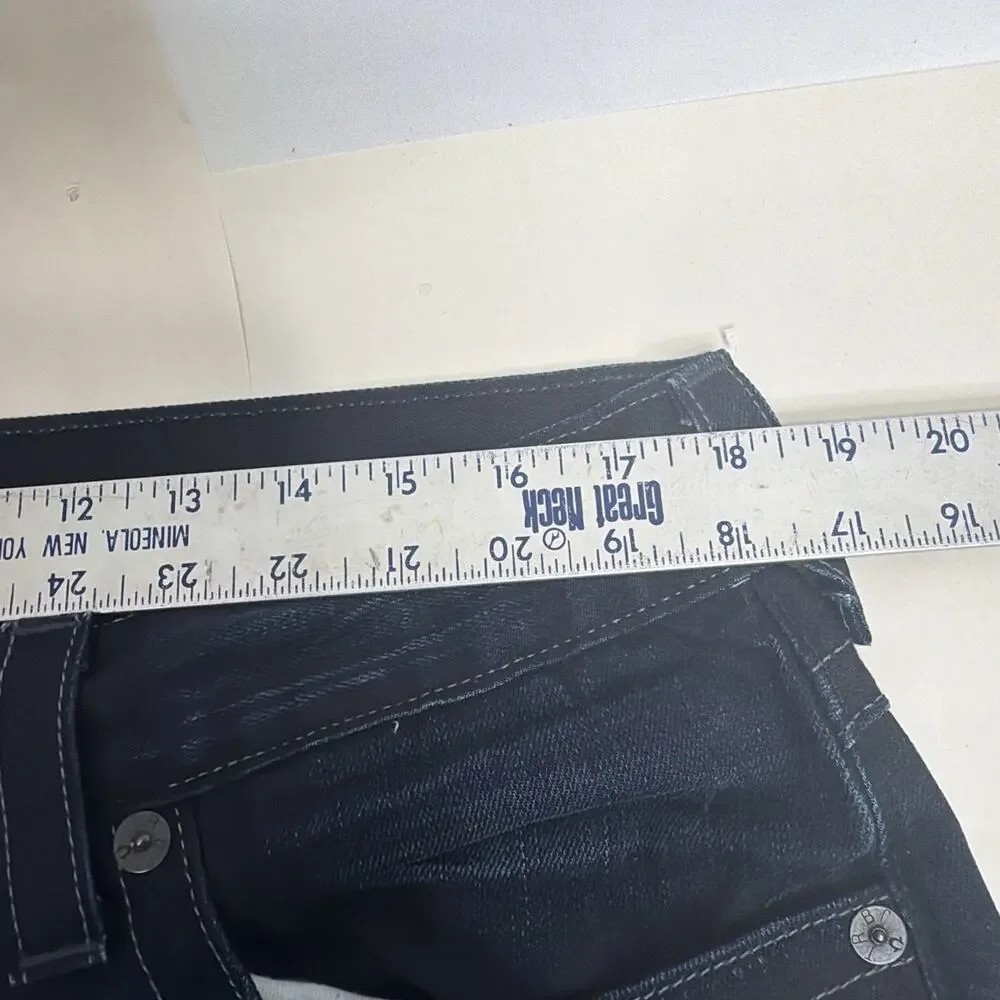True Religion Men's Jeans Ricky Straight w/ Flap City Highlight Size 36x28